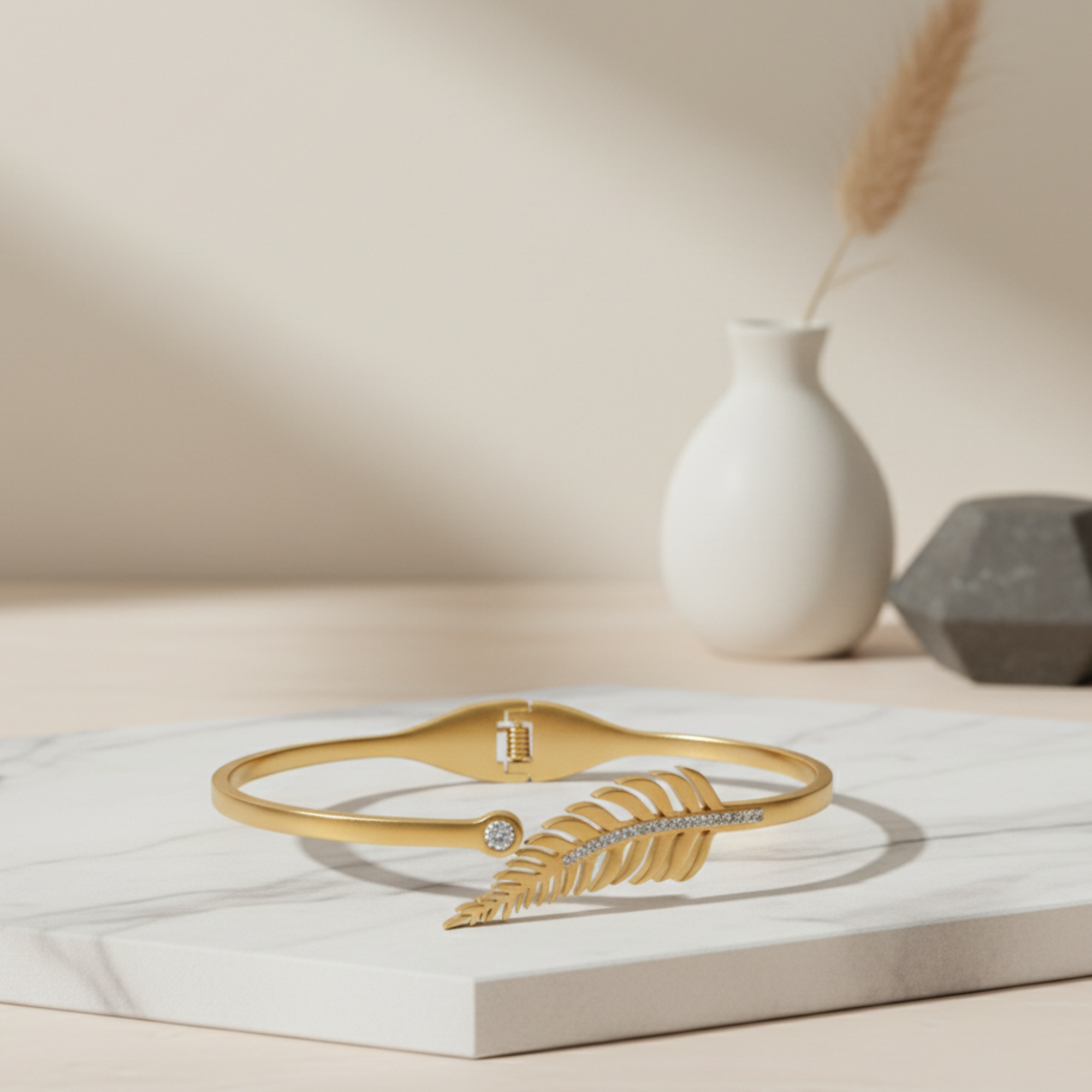 Golden Leaf Bracelet