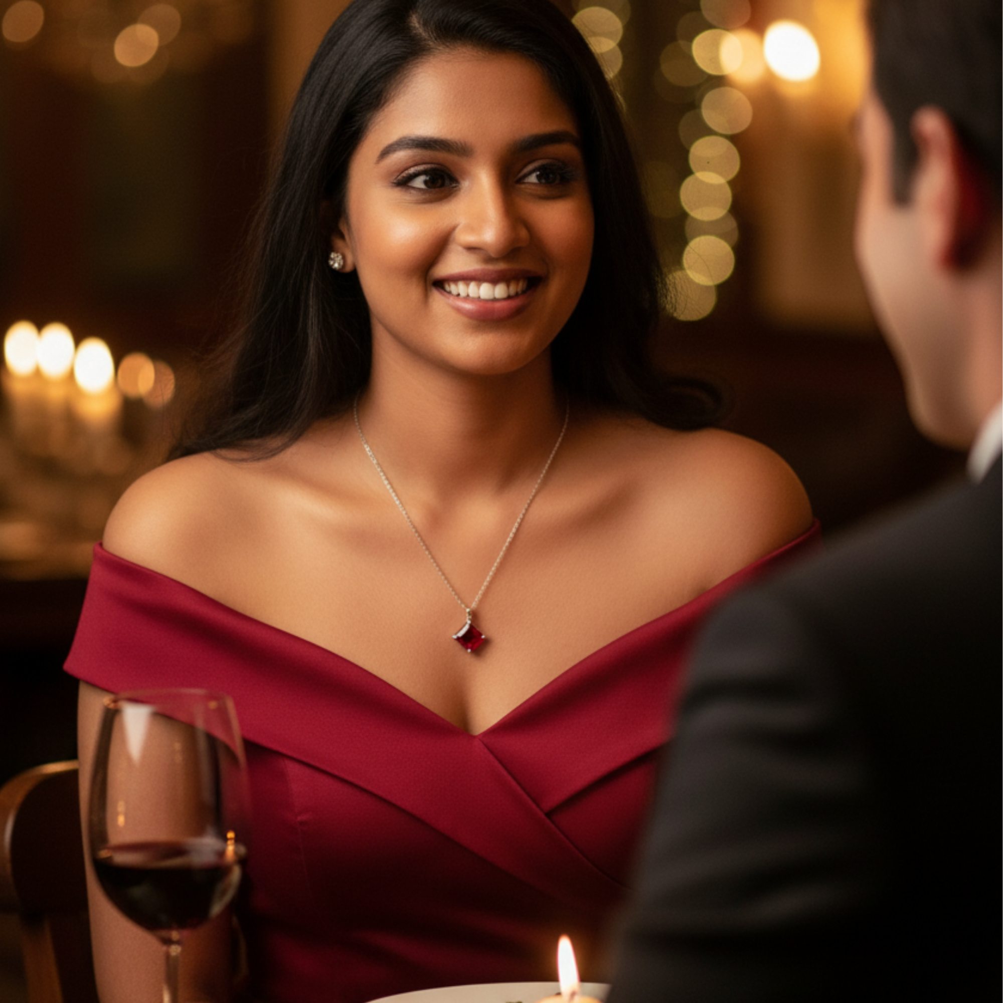 Classic Red Gemstone