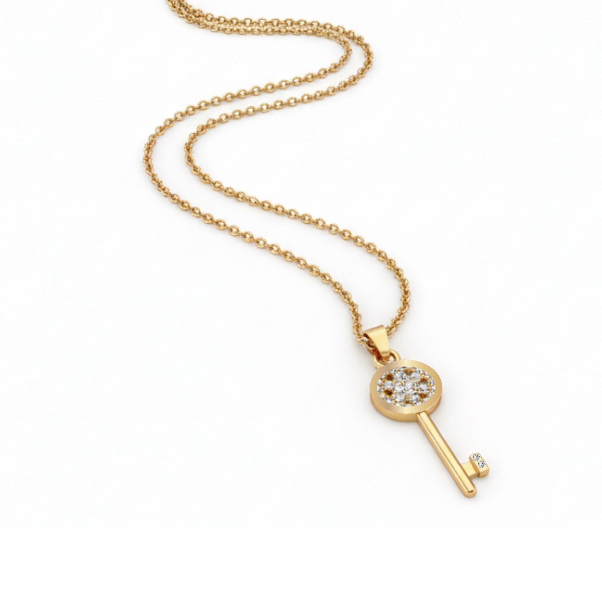 Golden Key Pendant