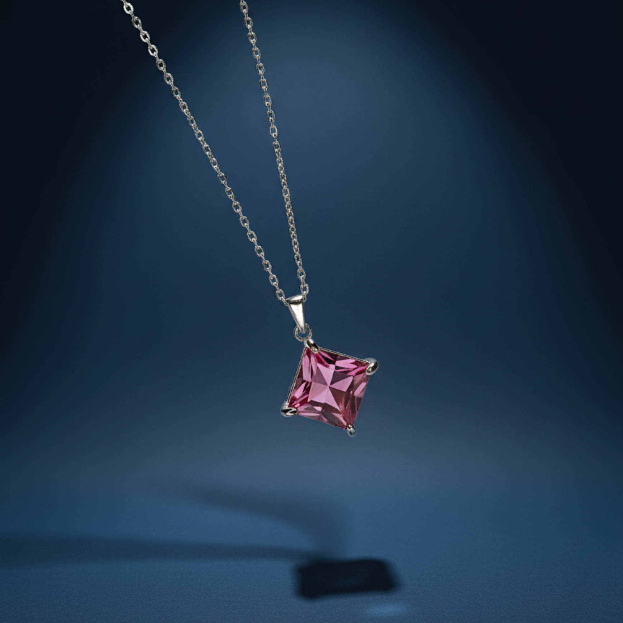 Elegant Pink Gemstone Pendant