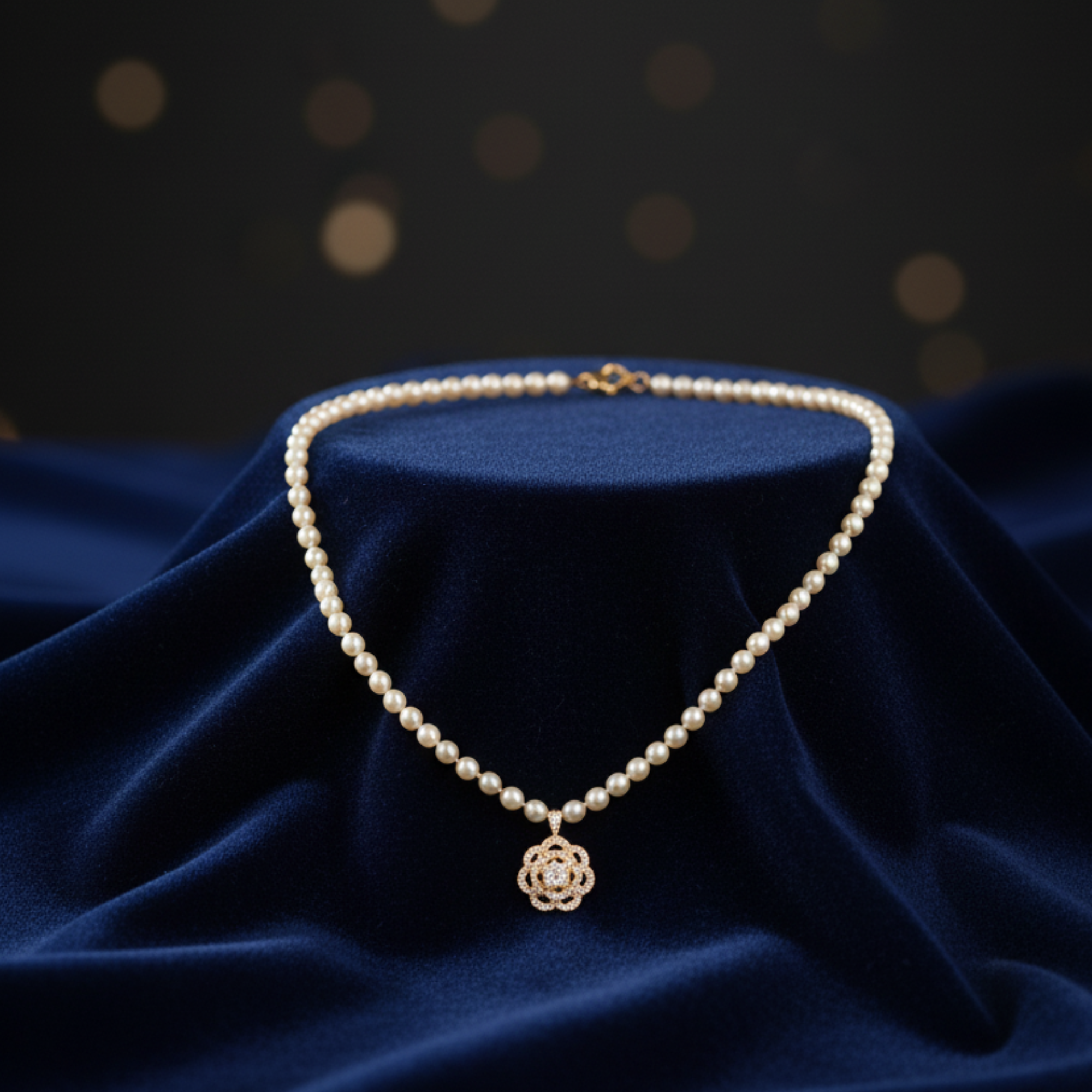 Golden Bloom Pendant